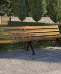 Ghế Công Viên Nhôm Đúc PB-13-WP24