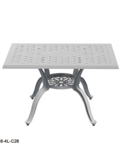 Bàn Nhôm Chữ Nhật Hoa Văn 1300x880