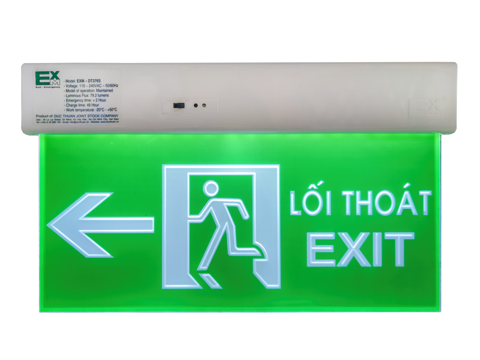 Đèn Chỉ Dẫn Thoát Nạn EXM-2 - Image 2