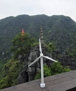 Alternative view of Decorative Wind Tower – 16 cm Blade (DIY Assembly)